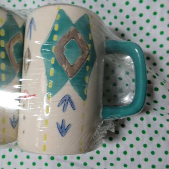 3/$15 NWT salt & pepper shaker set southwest boho print - Picture 6 of 16